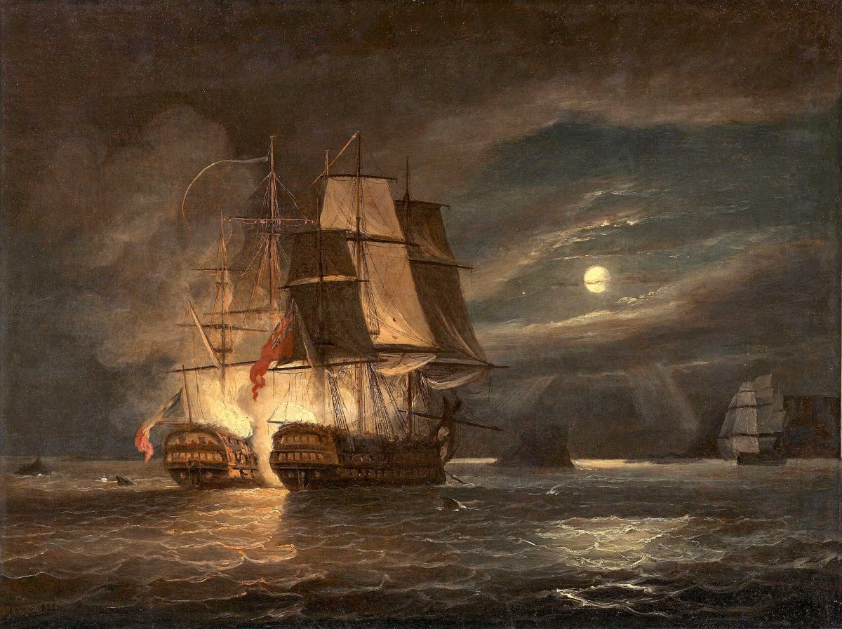 The Battle Of Raz De Sein – Thomas Luny (1759–1837)-photo-2