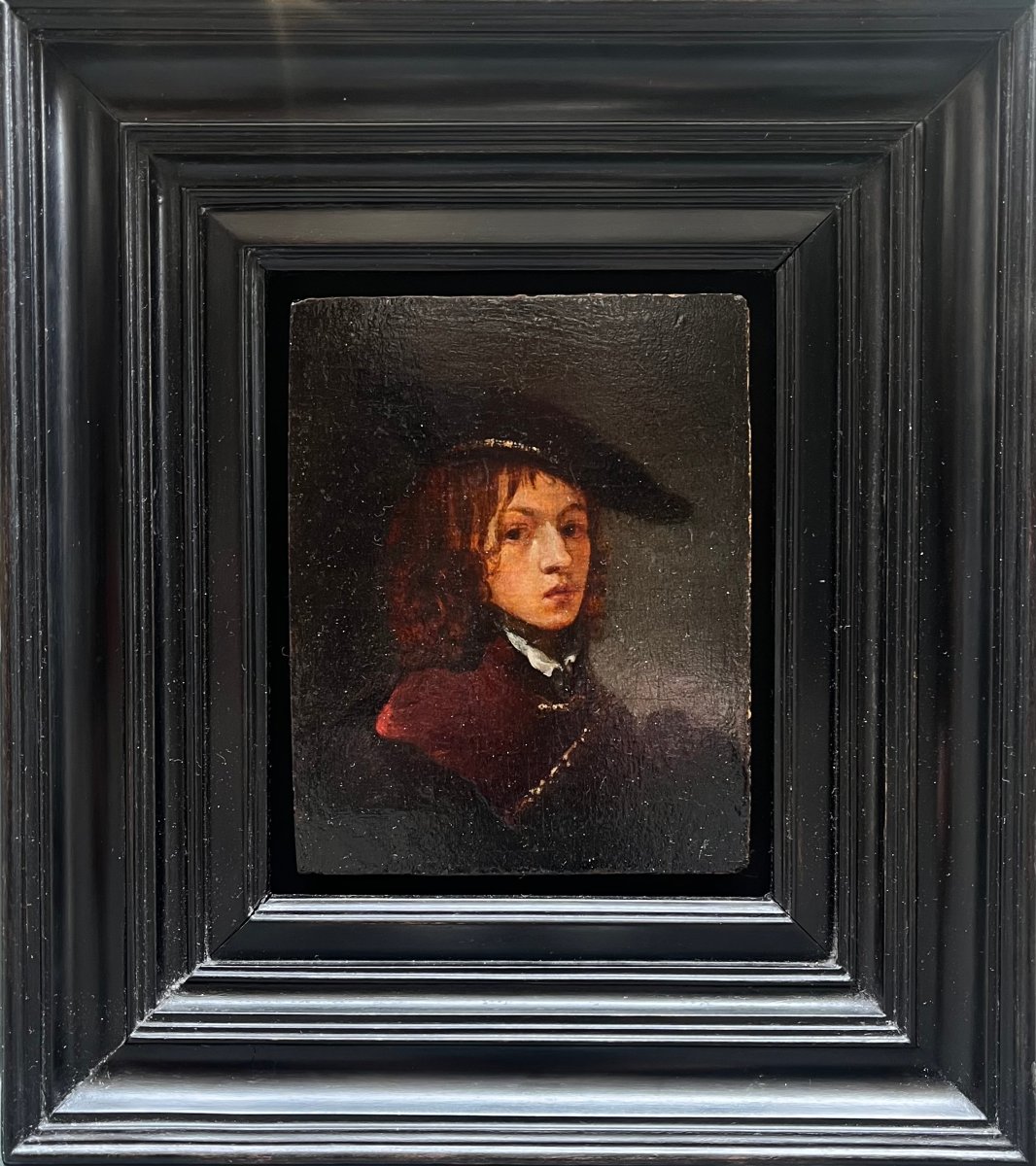 Portrait d'un jeune homme – Élève de Rembrandt