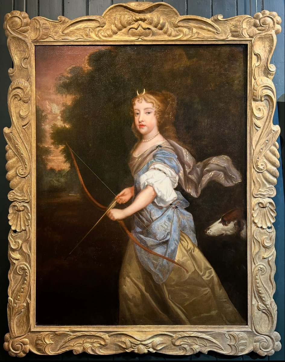 Queen Mary II As Diana – Peter Lely’s Studio, 17th Century-photo-2
