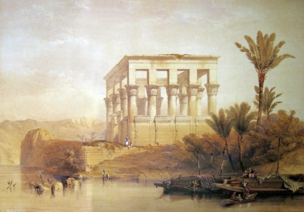 The Open-air Temple At Philae – David Roberts (1796–1864)