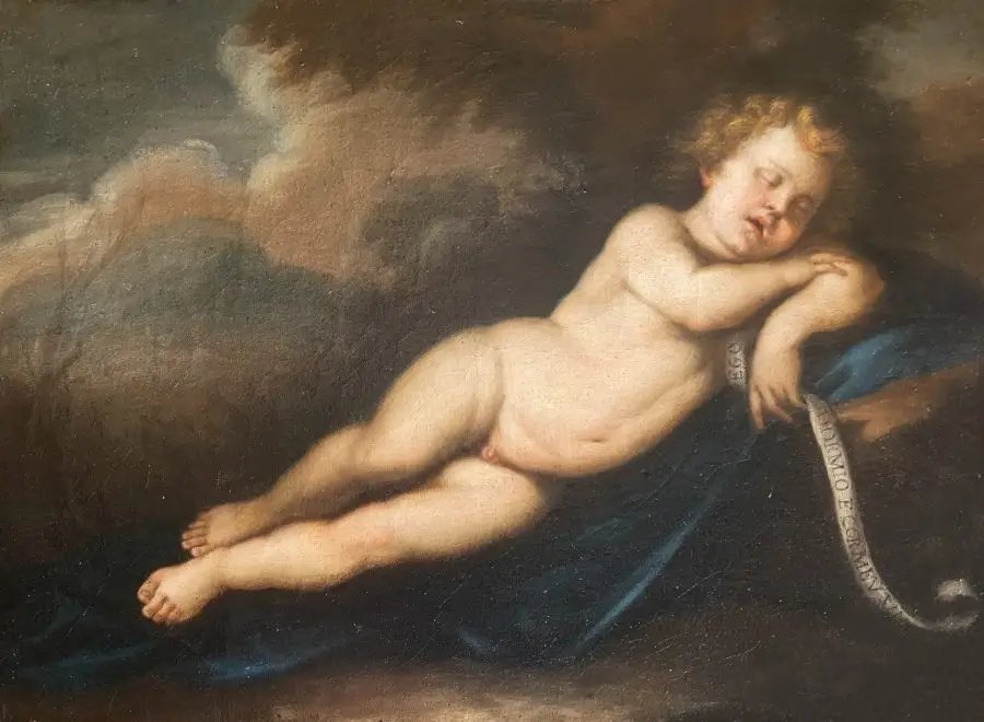 « Je dors, mais mon cœur veille » – École italienne du XVIIIe siècle