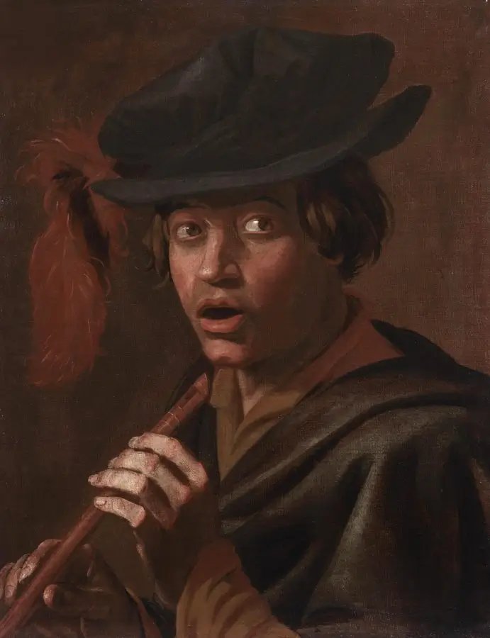 Le Musicien – Entourage de Hendrick ter Brugghen (fin du XVIIe siècle)-photo-2