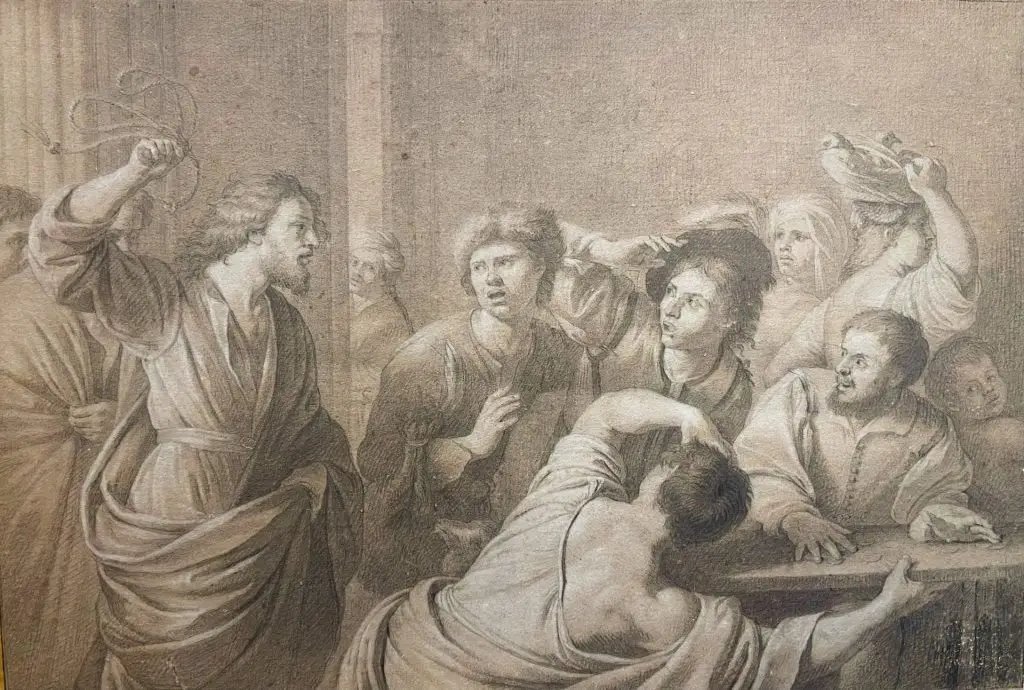 The Cleansing Of The Temple - Late 18th Century European School