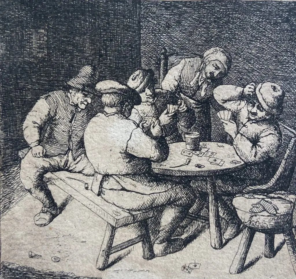Les Joueurs de cartes – David Deuchar (1743-1808)