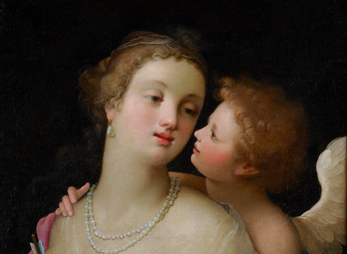 Vénus et Cupidon – Suiveur de Cornelis van Haarlem (1562-1638)