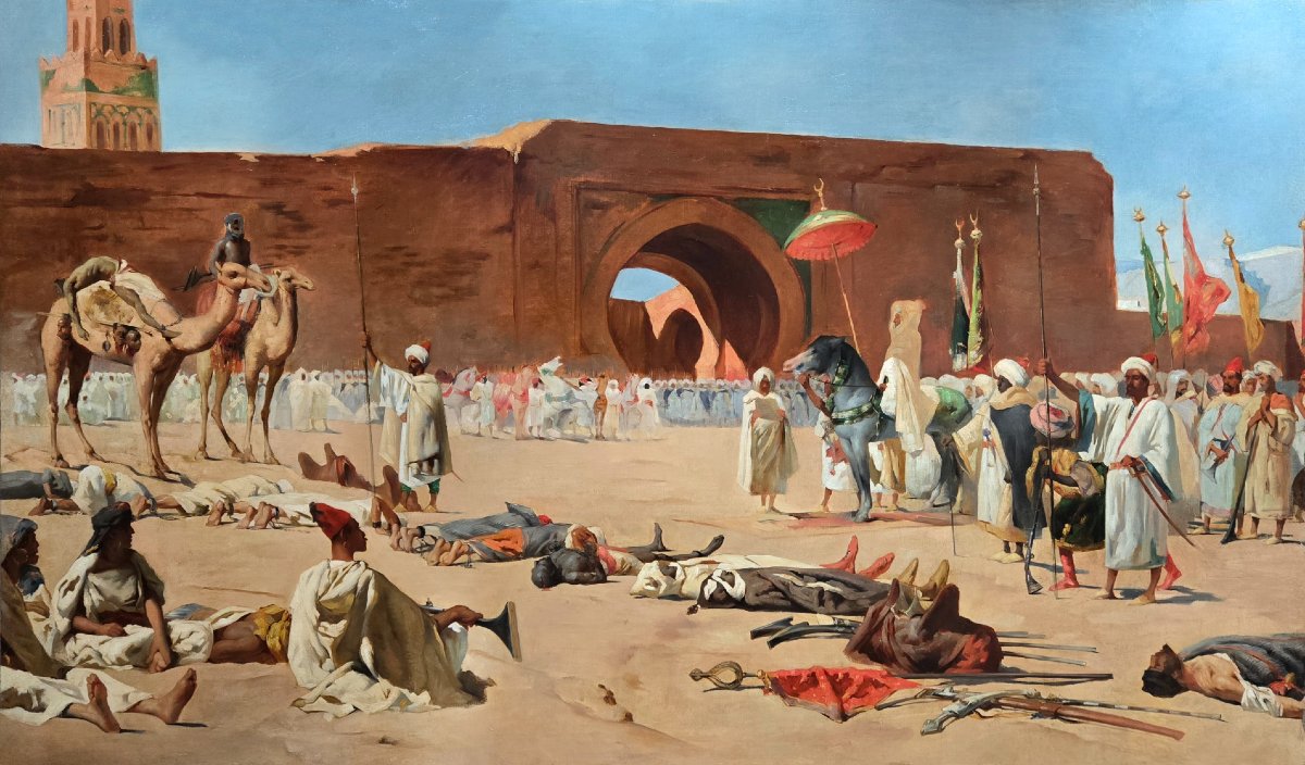 Scène de massacre - Jean-Joseph Benjamin-Constant (1845 - 1902)