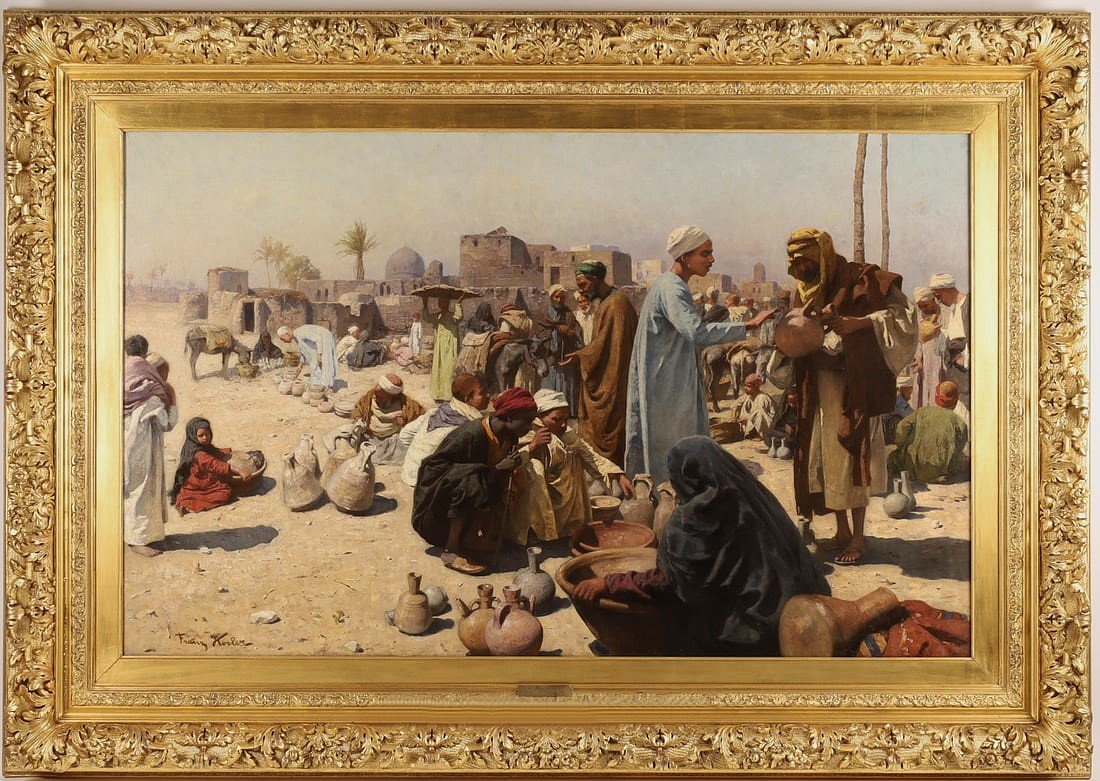 Old Cairo Market - Franz Xaver Kosler (1864–1905)-photo-2