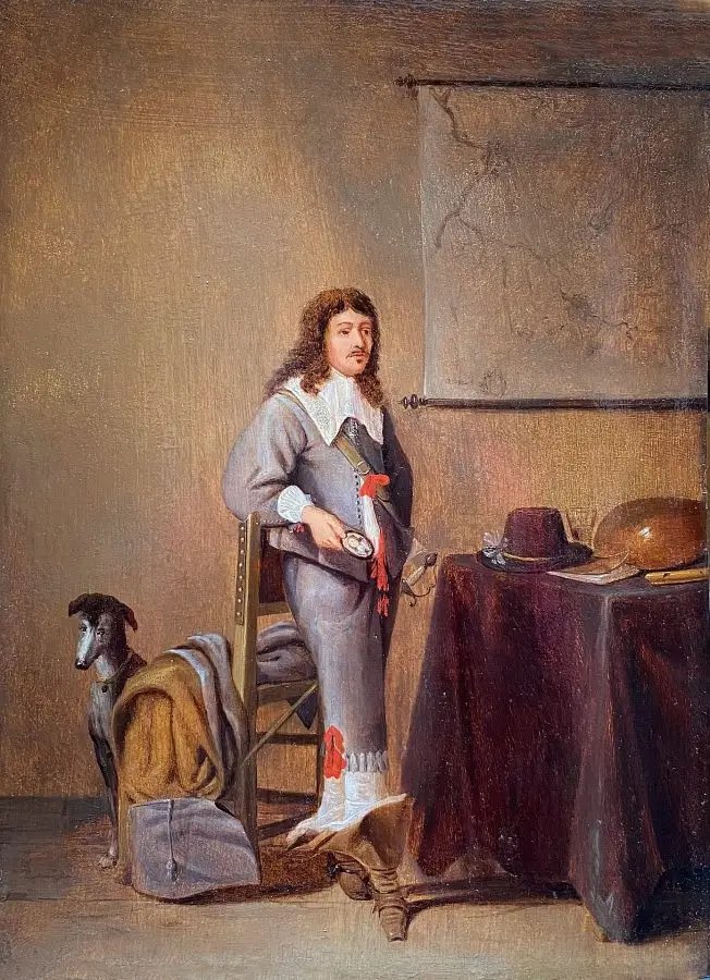 Soldat dans un intérieur – Pieter Symonsz Potter (1600-1652)