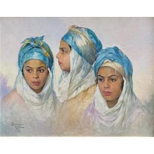La Coiffe bleue – Emile Deckers (1885-1968)