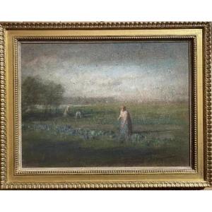 Travailleurs des champs – Dans la manière de Jean-François Millet (1814-1875)