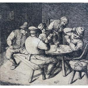 Les Joueurs de cartes – David Deuchar (1743-1808)