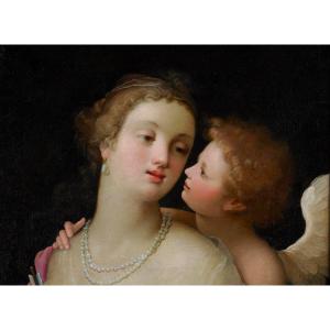 Venus And Cupid - Follower Of Cornelis Van Haarlem (1562 - 1638)