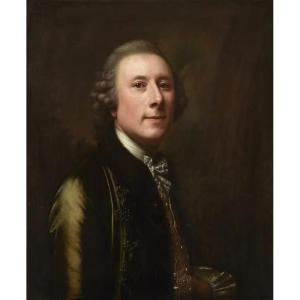 Portrait Of A Gentleman - Circle Of Anton Von Maron (18th Century))