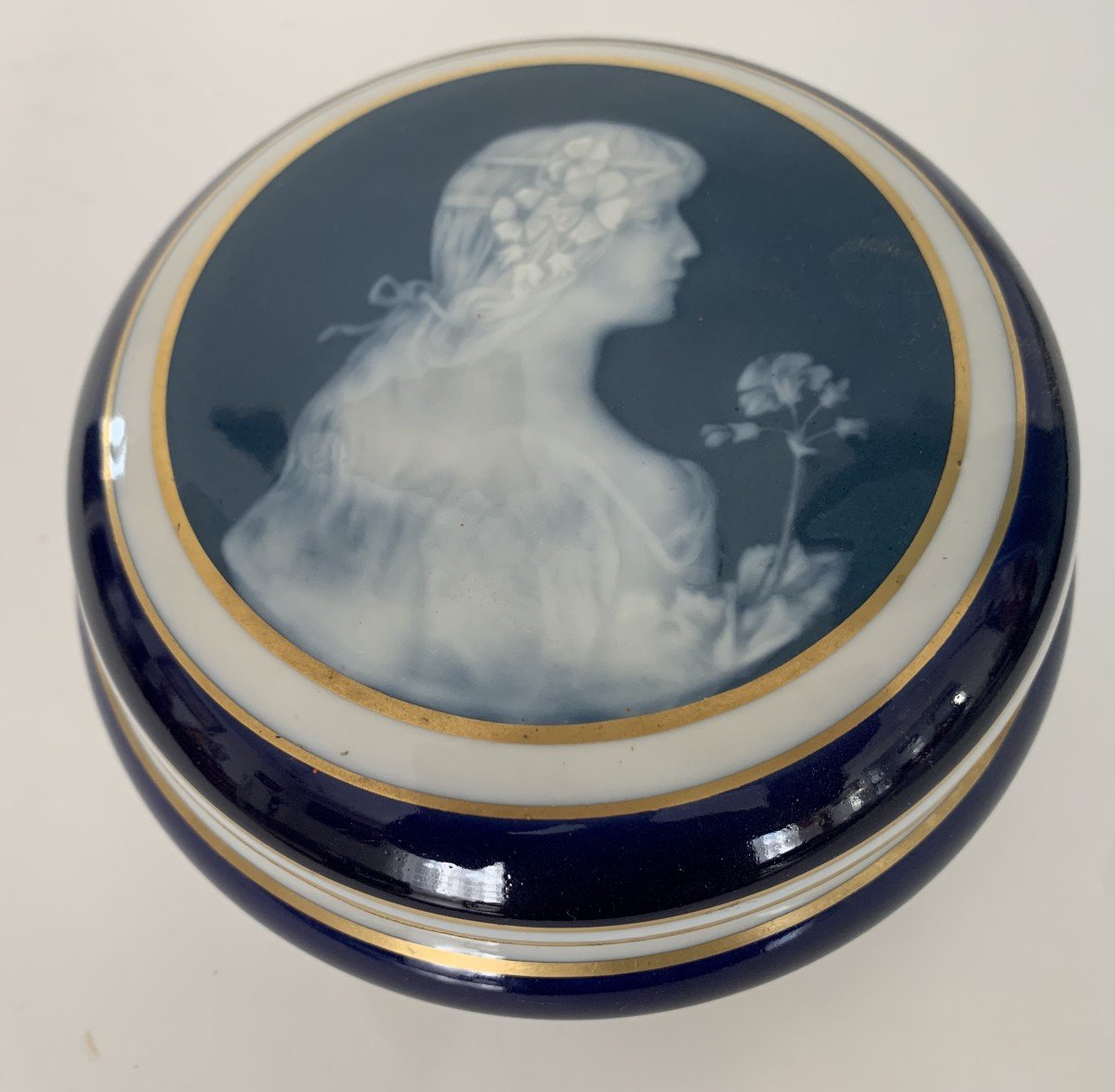 Limoges Porcelain Candy Box By Camille Tharaud