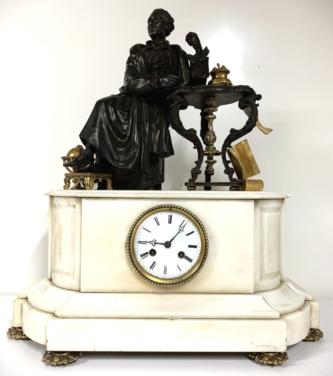 Bronze Pendulum Representative Montesquieu-photo-5