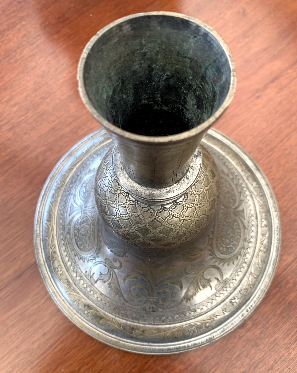 Silver Plated Bronze Hookah Holder-photo-4