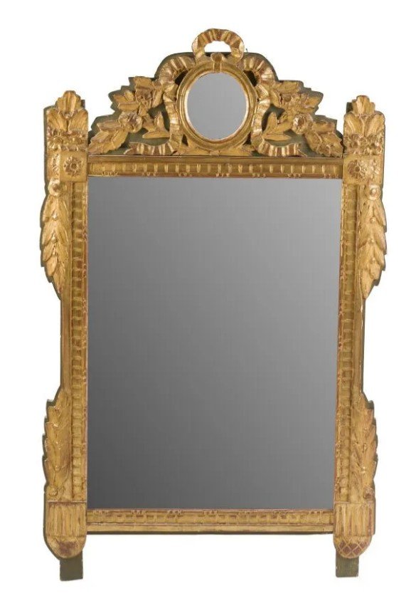 Miroir Louis XVI En Bois  Doré