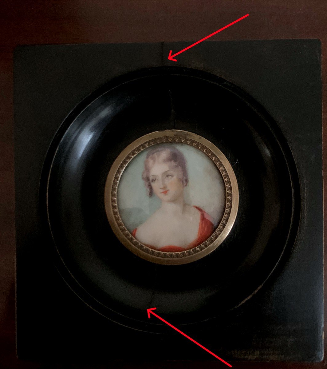 Miniature Sur Ivoire Caroline Bonaparte -photo-4