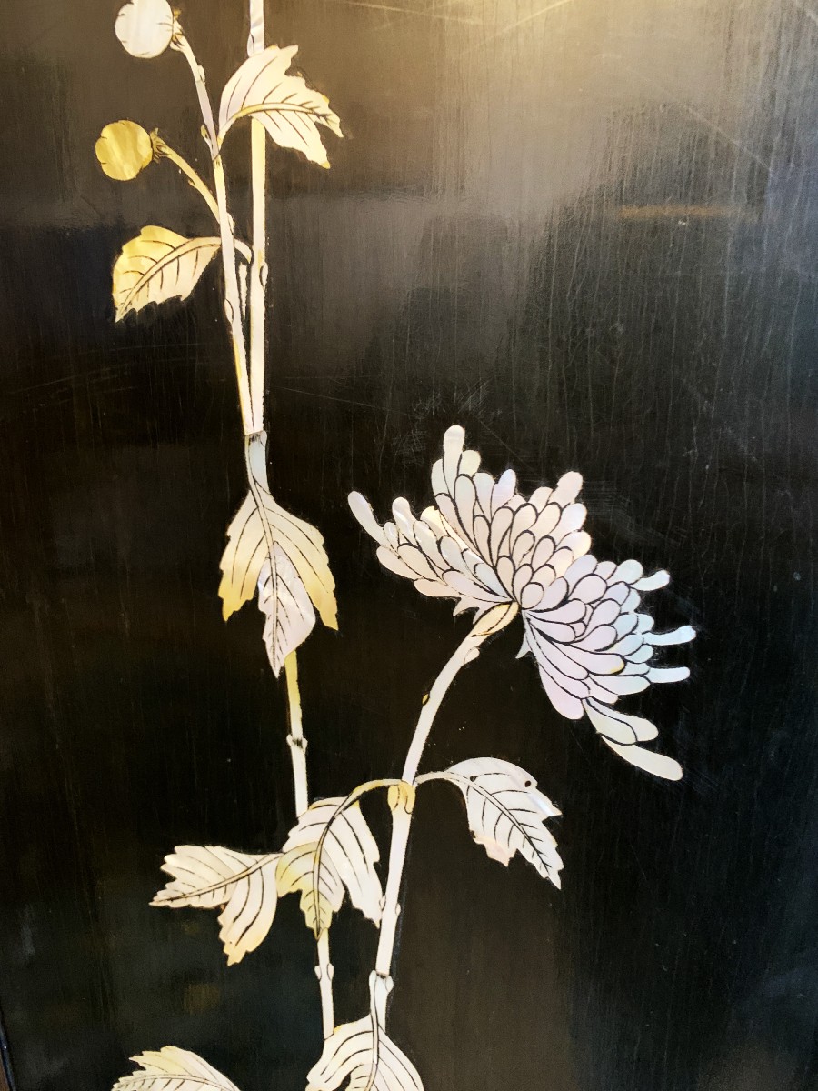 Mother-of-pearl Inlaid Screen-photo-2