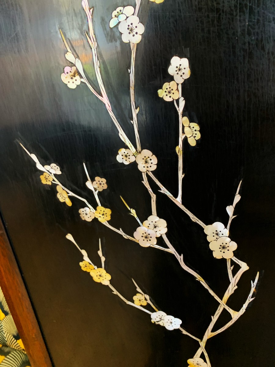 Mother-of-pearl Inlaid Screen-photo-3