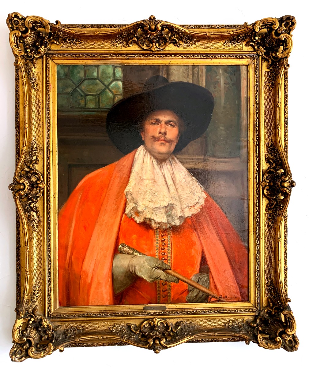 Portrait " le cavalier rouge " de Alex De Andreis " 