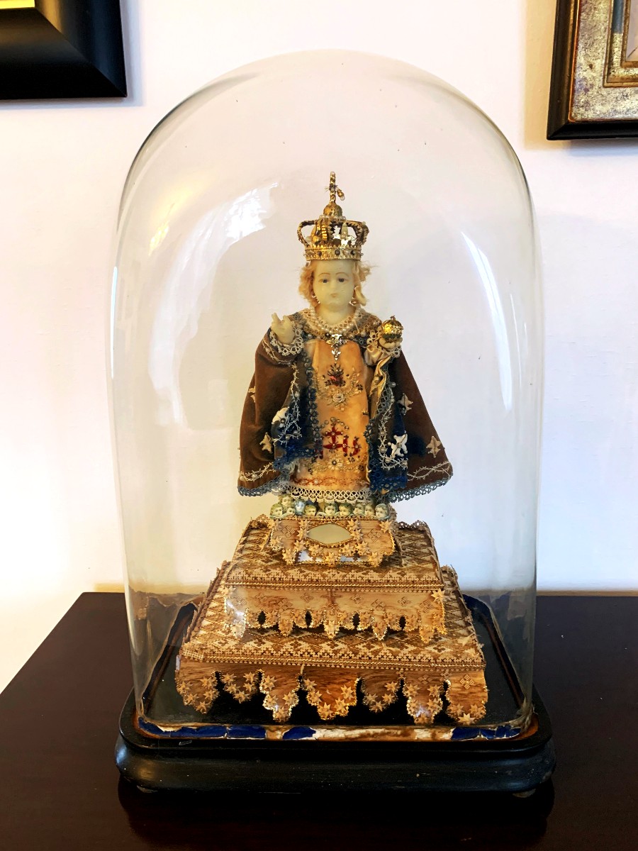 19th Century Wax Jesus Of Prague