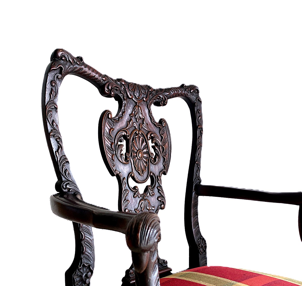 Fauteuil autrichien à têtes d'oiseaux-photo-4