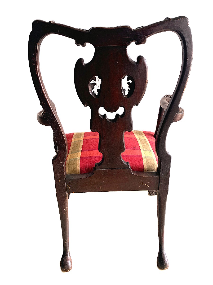 Fauteuil autrichien à têtes d'oiseaux-photo-1