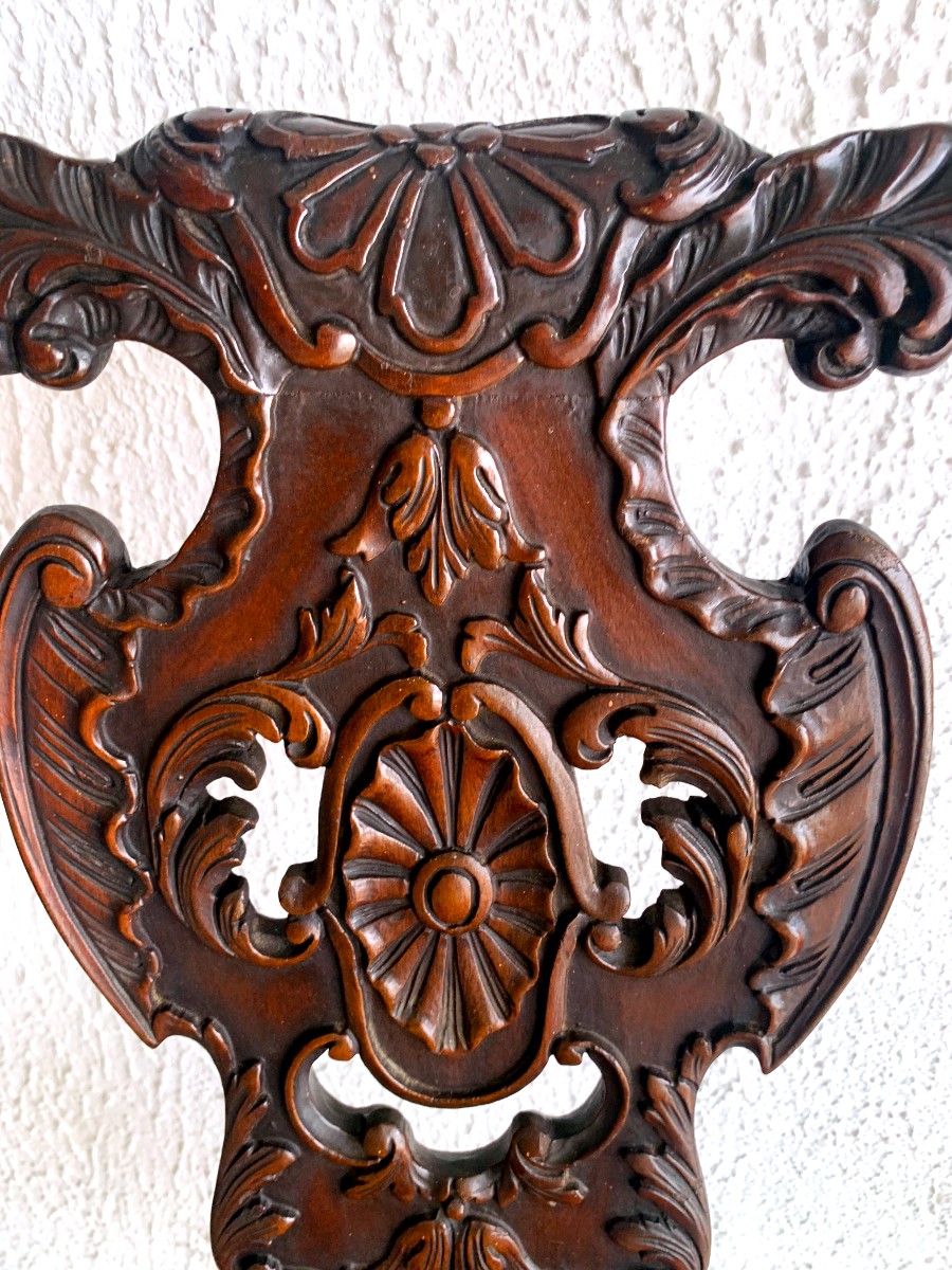 Fauteuil autrichien à têtes d'oiseaux-photo-2