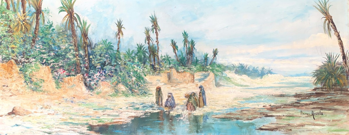 Pierre Auzole, Orientalist Panoramic Painting-photo-3