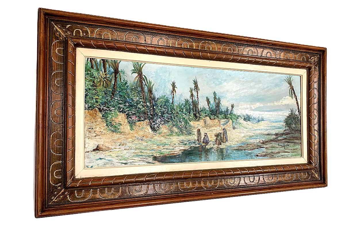 Pierre Auzole, Orientalist Panoramic Painting-photo-2