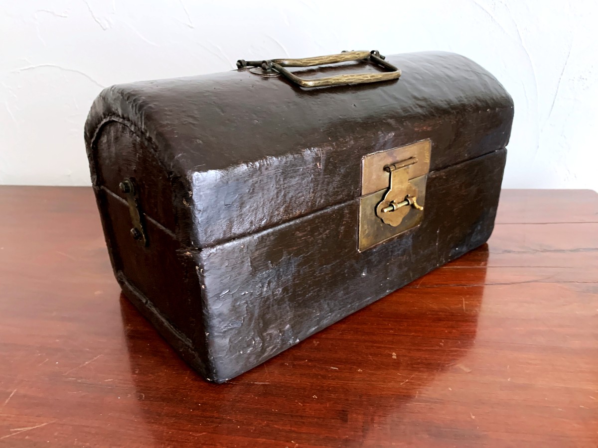 Leather And Wood Box China-photo-2