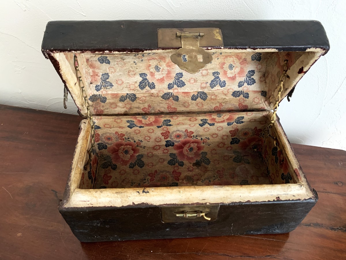 Leather And Wood Box China-photo-4