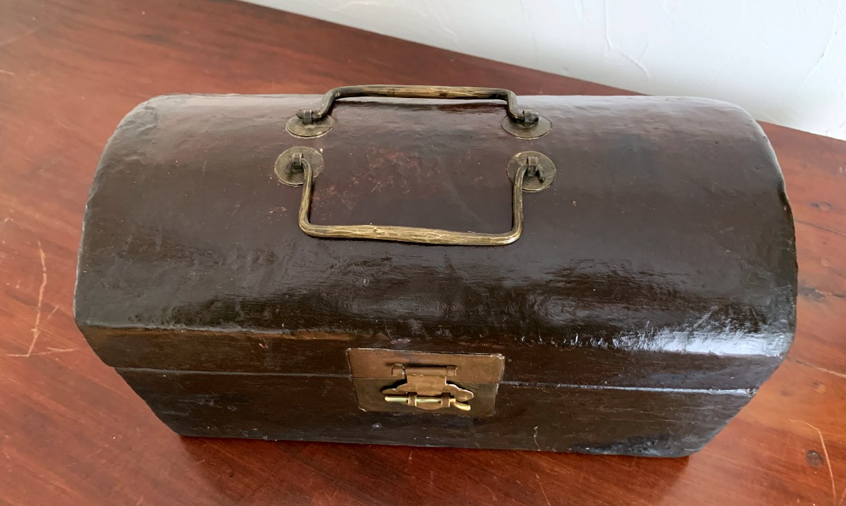 Leather And Wood Box China-photo-2