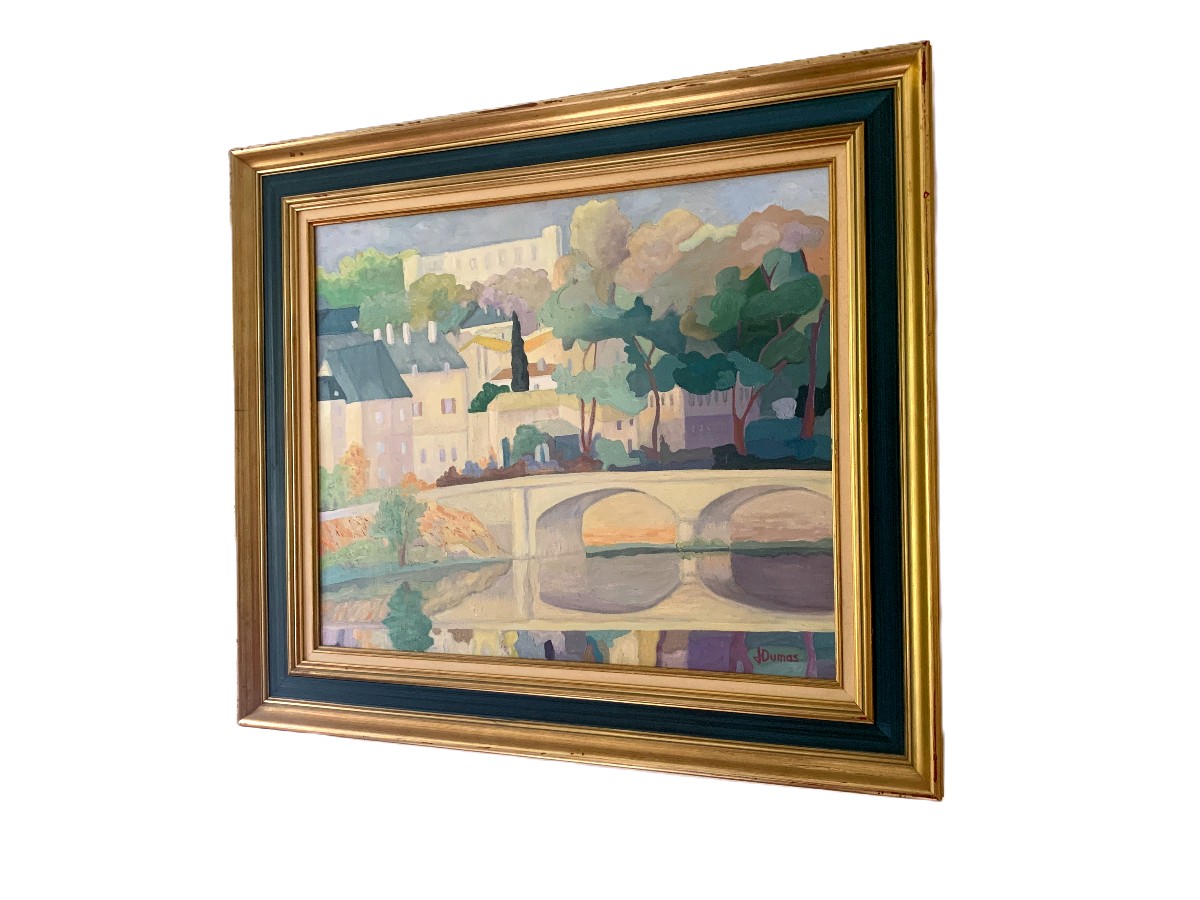 Oil On Canvas By J. Dumas-photo-4