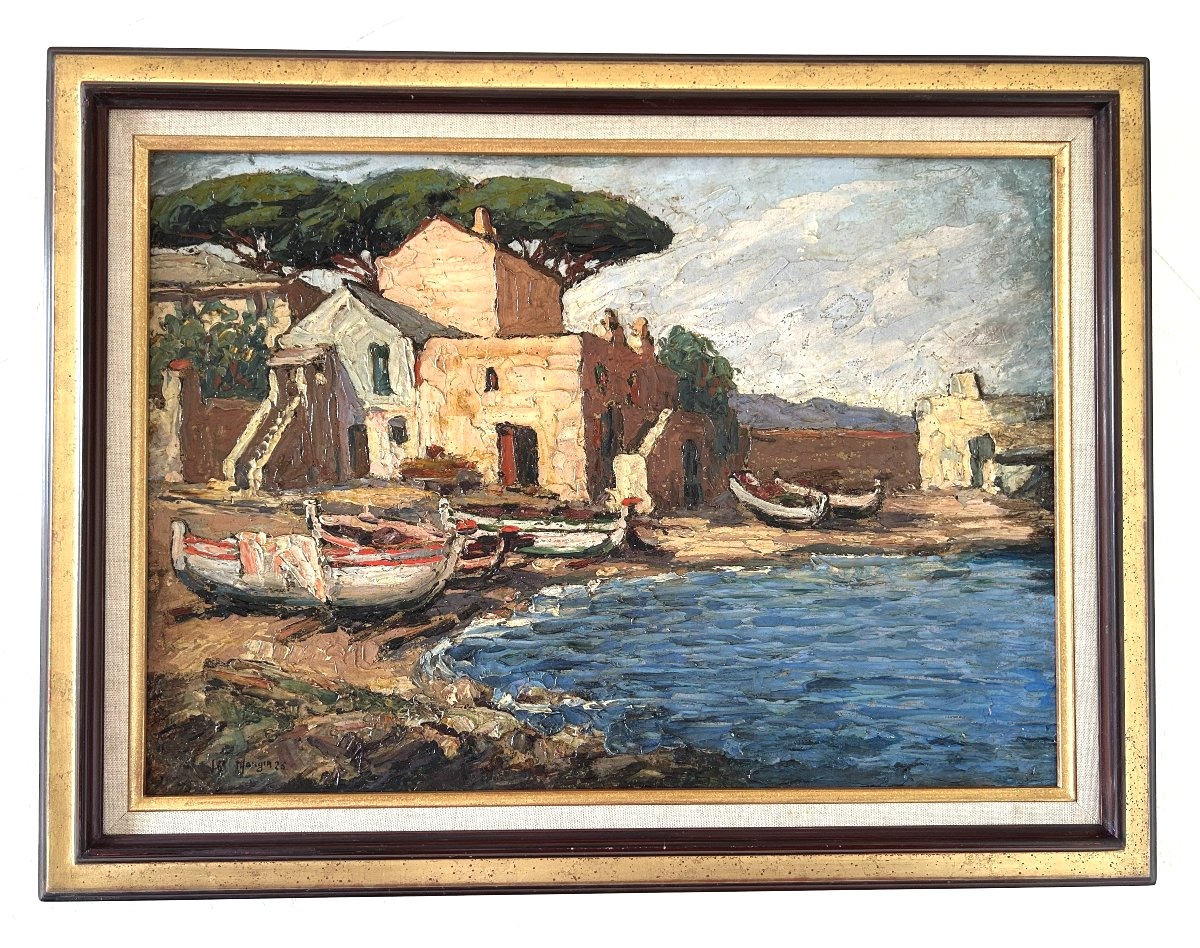 Oil Painting By Charles Mangin 