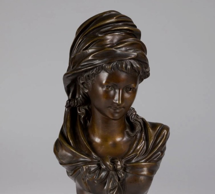 Bronze Bust Of A -photo-3