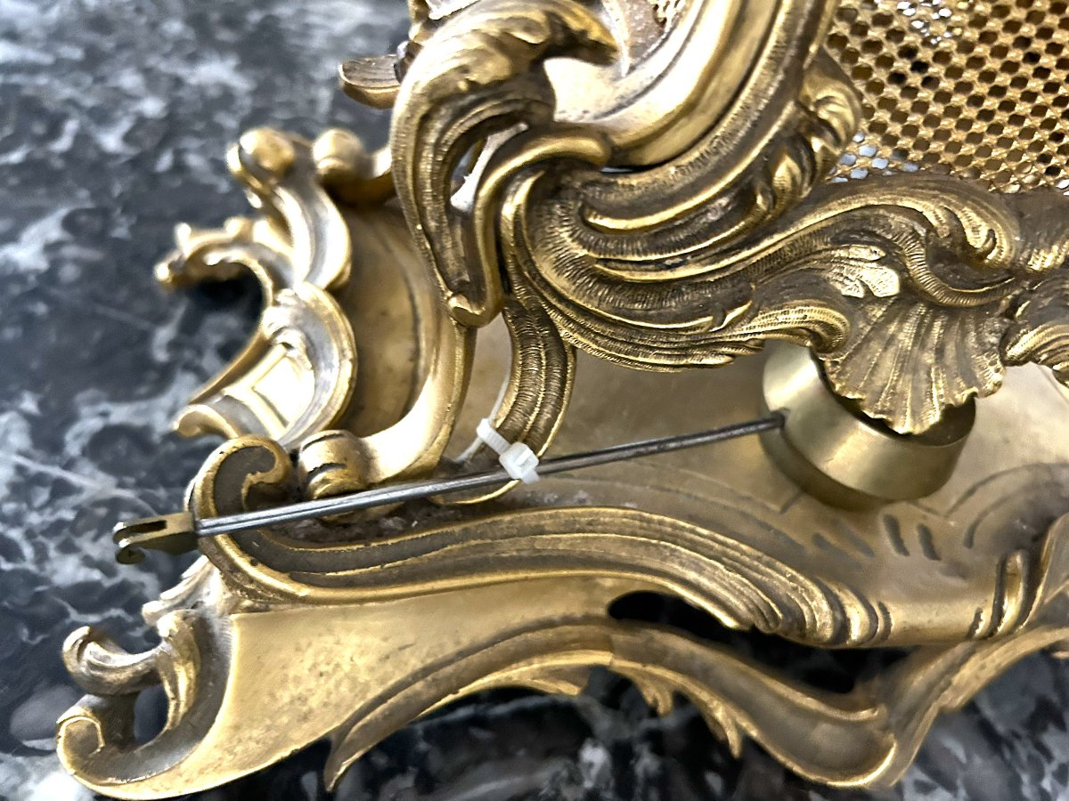 Louis XV-style Bronze Clock-photo-1