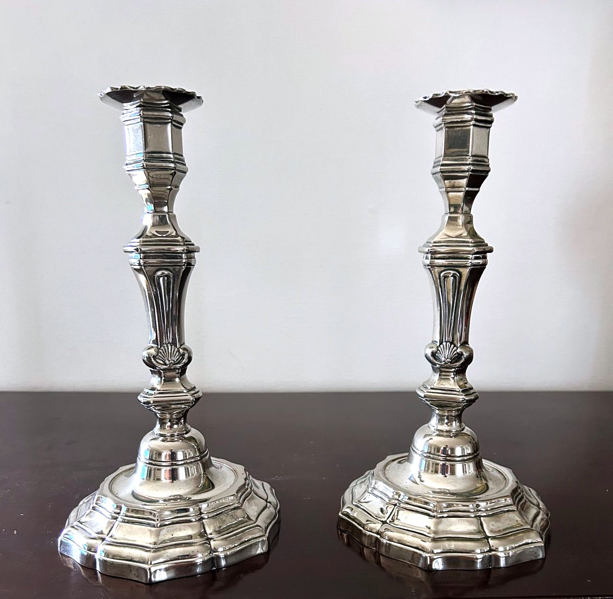 Pair Of Regency-style Candlesticks -photo-4