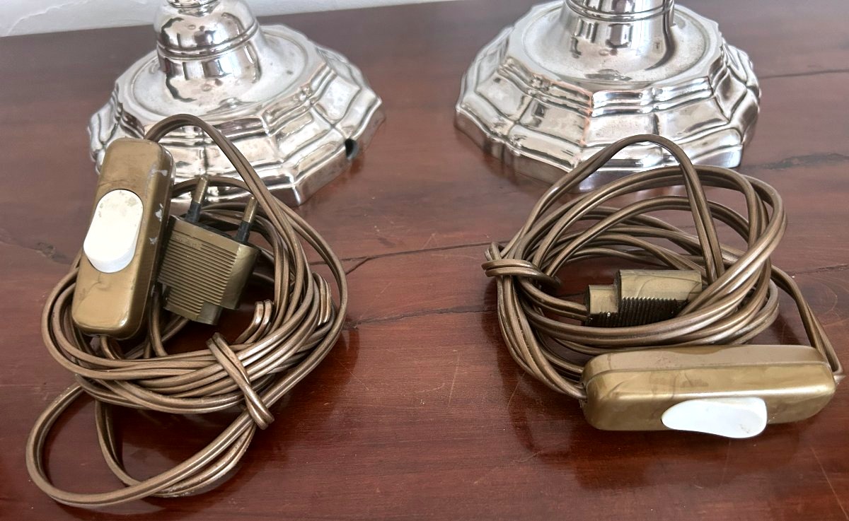 Pair Of Regency-style Candlesticks -photo-1