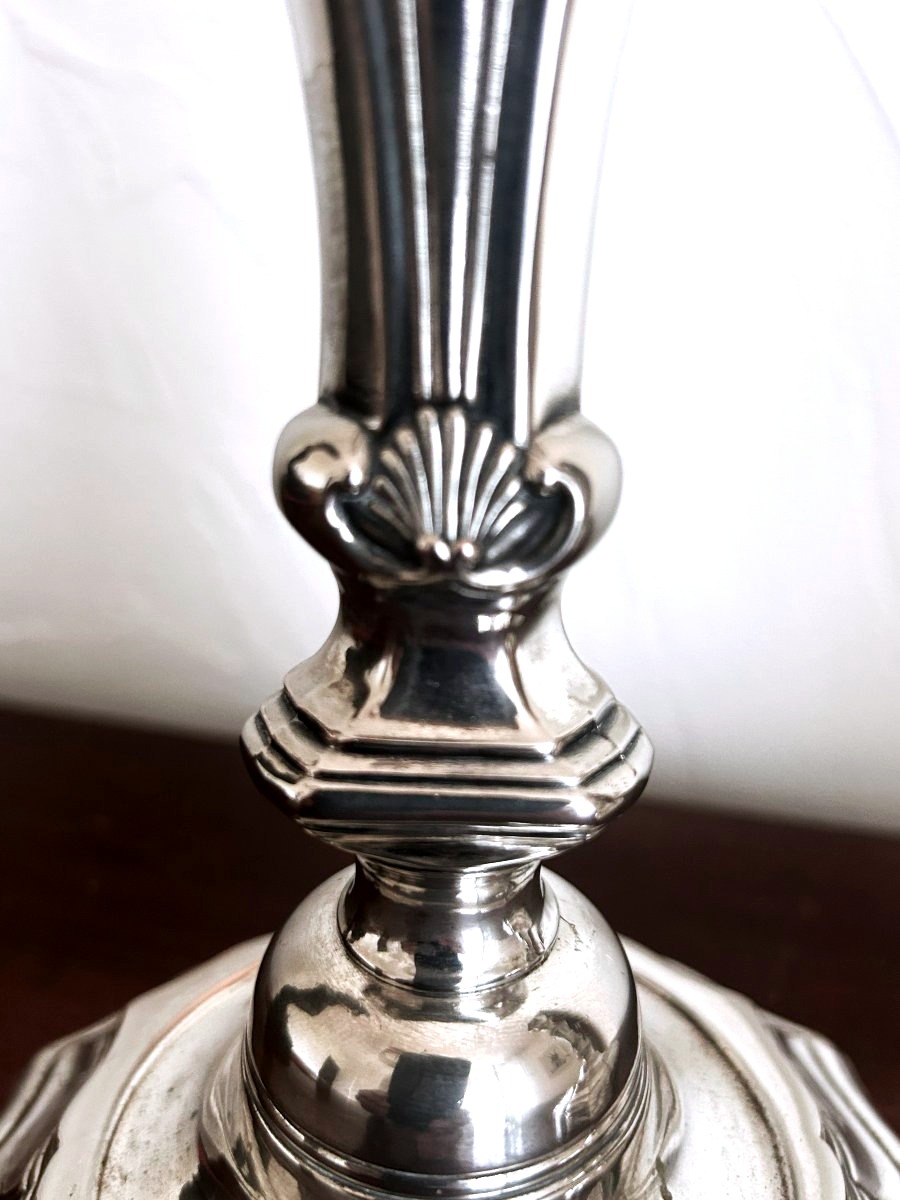 Pair Of Regency-style Candlesticks -photo-3