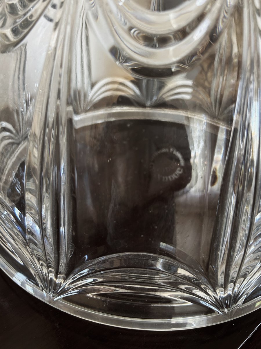 Cave à champagne et ses 6 verres en cristal de Lorraine-photo-3