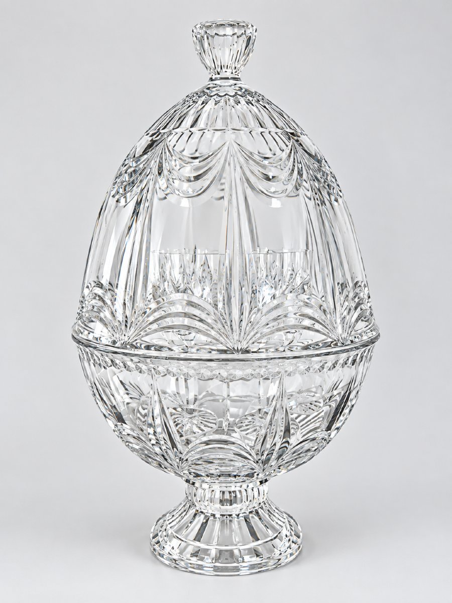 Cave à champagne et ses 6 verres en cristal de Lorraine