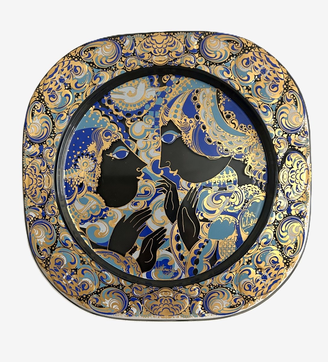 Rosenthal Christmas Plate By Bjorn Wiibland