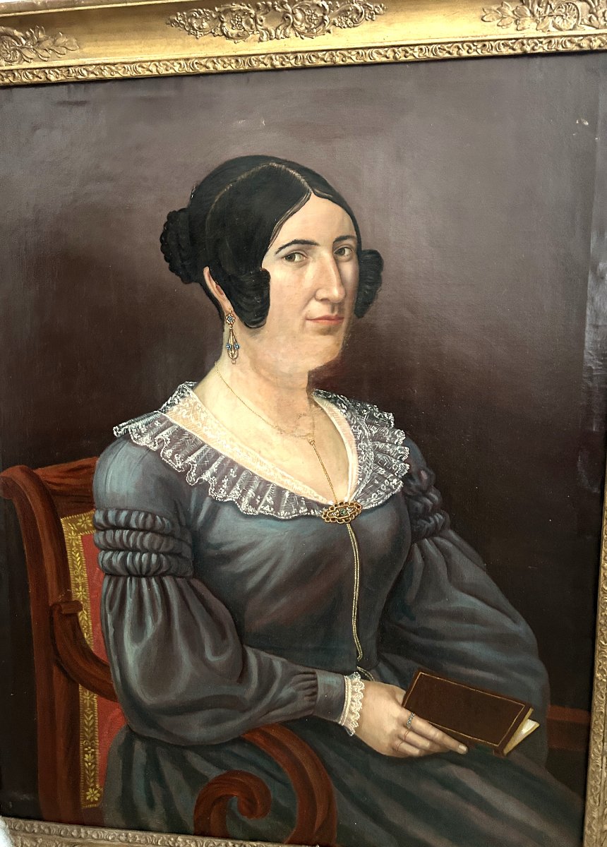 Portrait Of A Woman From The Restoration Period-photo-3