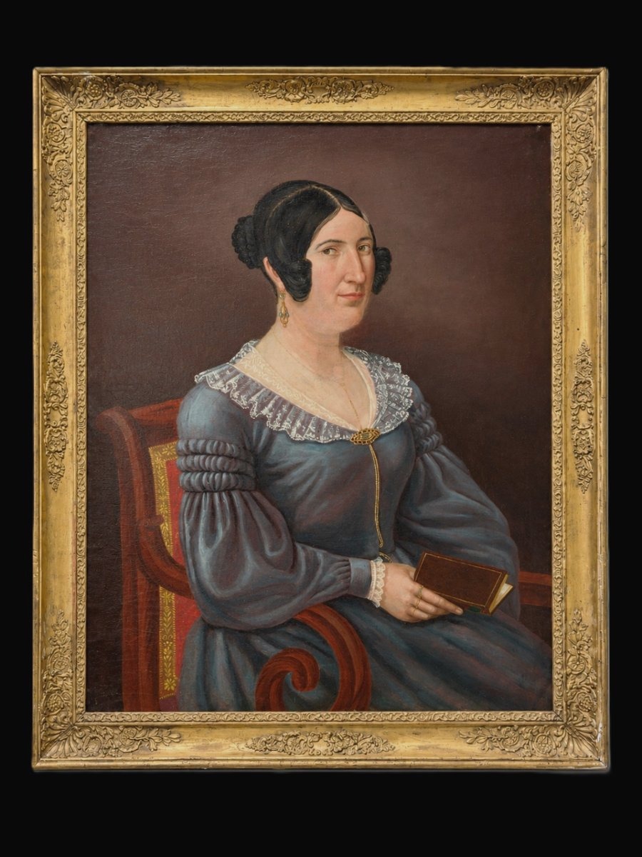 Portrait Of A Woman From The Restoration Period