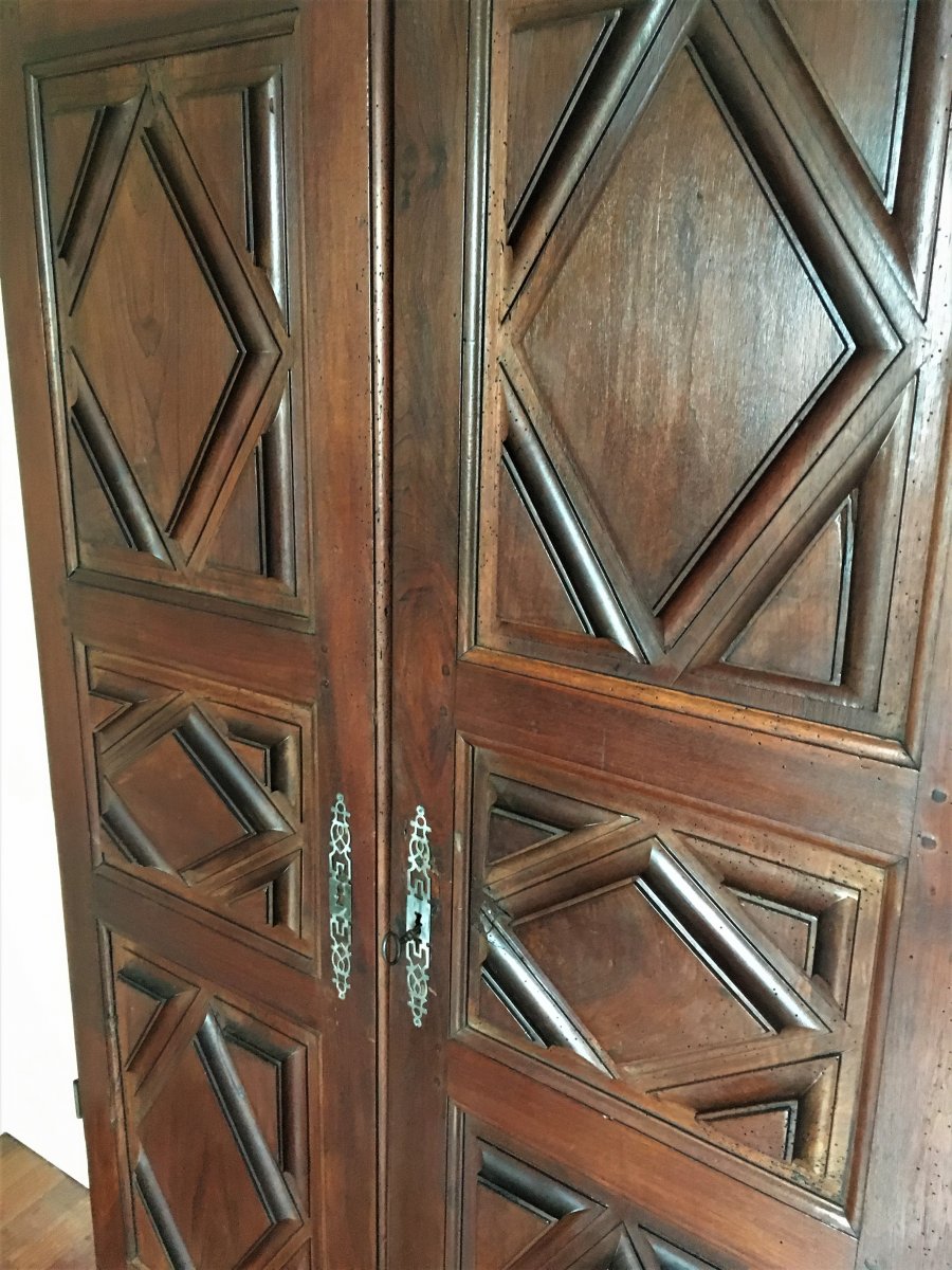 Pair Of Walnut Doors 18th-photo-2