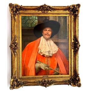 Portrait " le cavalier rouge " de Alex De Andreis " 