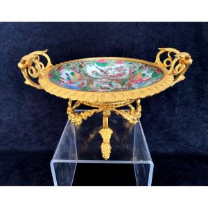 Assiette en porcelaine Chine Canton