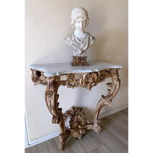 Louis XV Transition Curved Console